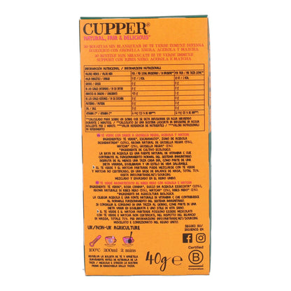 Té Verde Inmune Bio Cupper 20 bolsitas