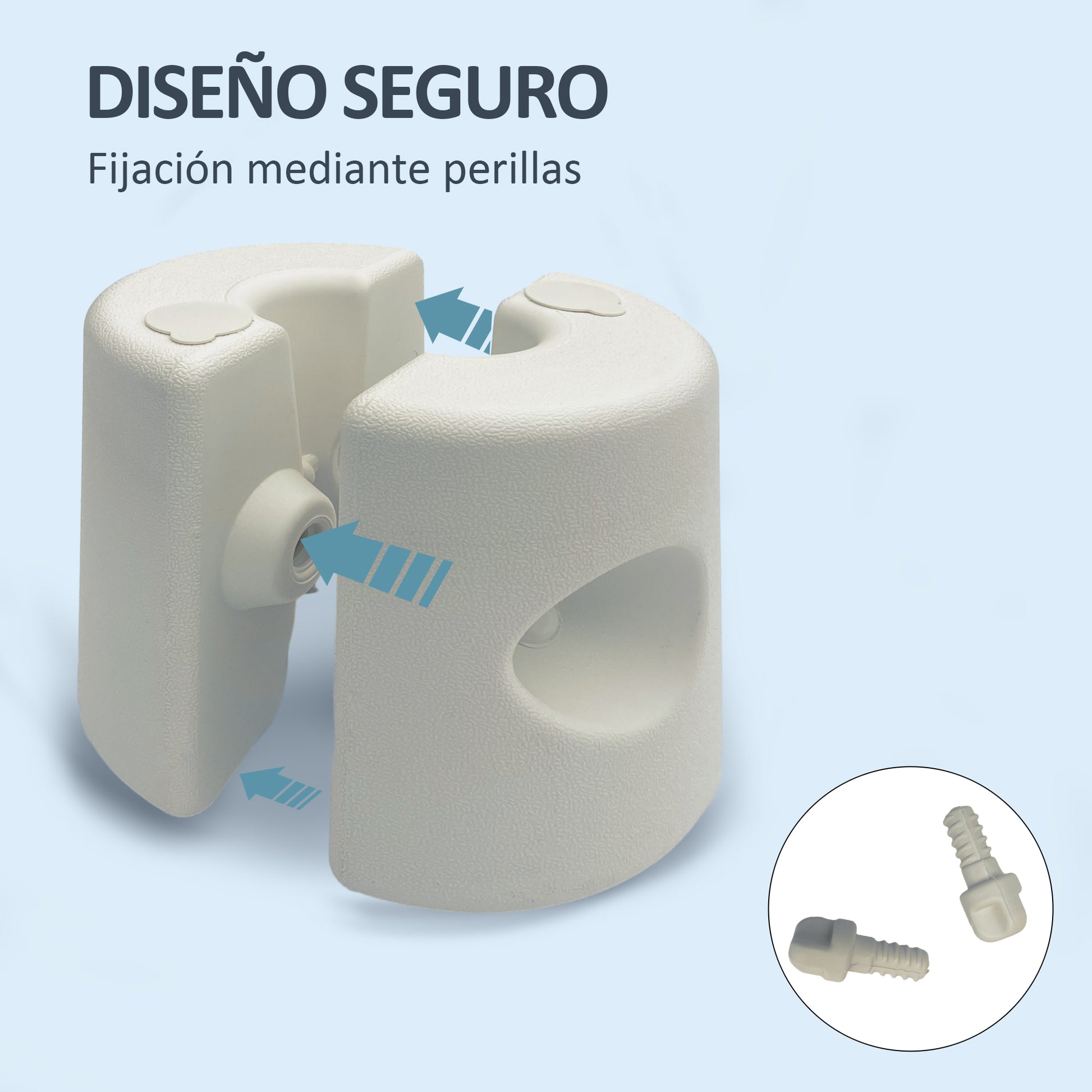Outsunny 4 Pesos Para Carpas Rellenables De Agua 8,7 Kg O Arena 12 Kg_5