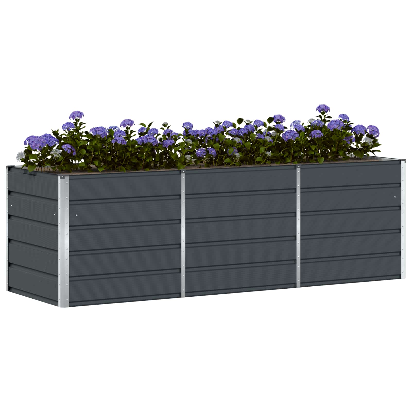 Jardinera Antracita 240 X 80 X 75 Cm Acero_2
