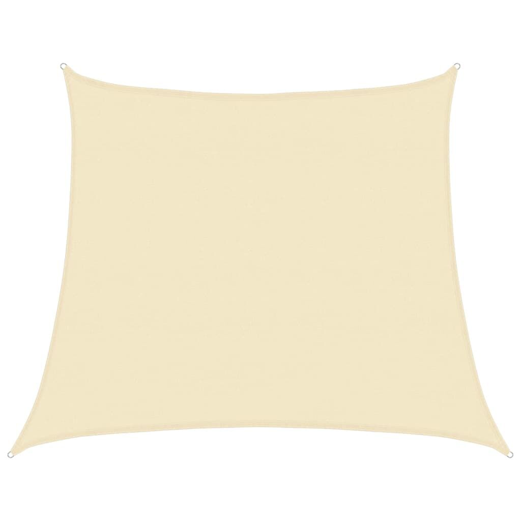 Vidaxl Toldo De Vela Hdpe Color Crema 160 G/m² 4/5x4 M_0