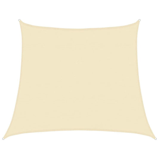 Vidaxl Toldo De Vela Hdpe Color Crema 160 G/m² 4/5x4 M_0
