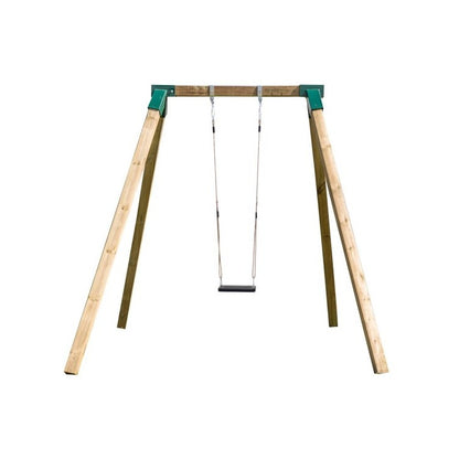 Columpio Individual De Madera Cuadrada Masgames Karai Deluxe Adultos Con Cuerdas._0