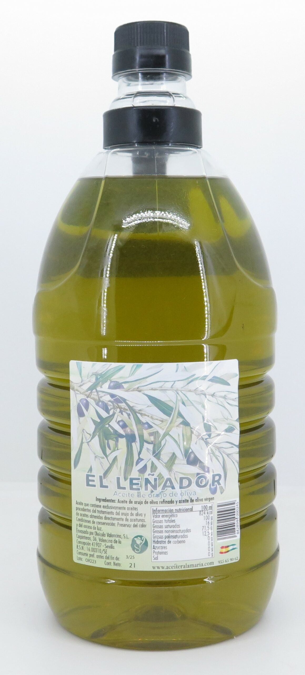 Leñador Orujo De Oliva 2 L Pet