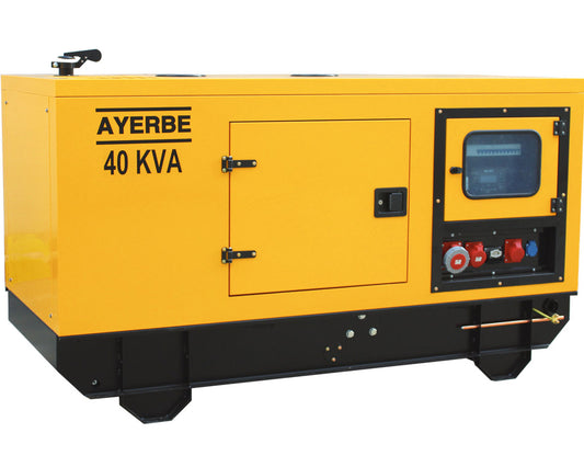 Ayerbe - 5419127 - Grupo Electrógeno Ay - 1500 - 30 Trifásico Lombardini Agua Insonorizado Auto_0