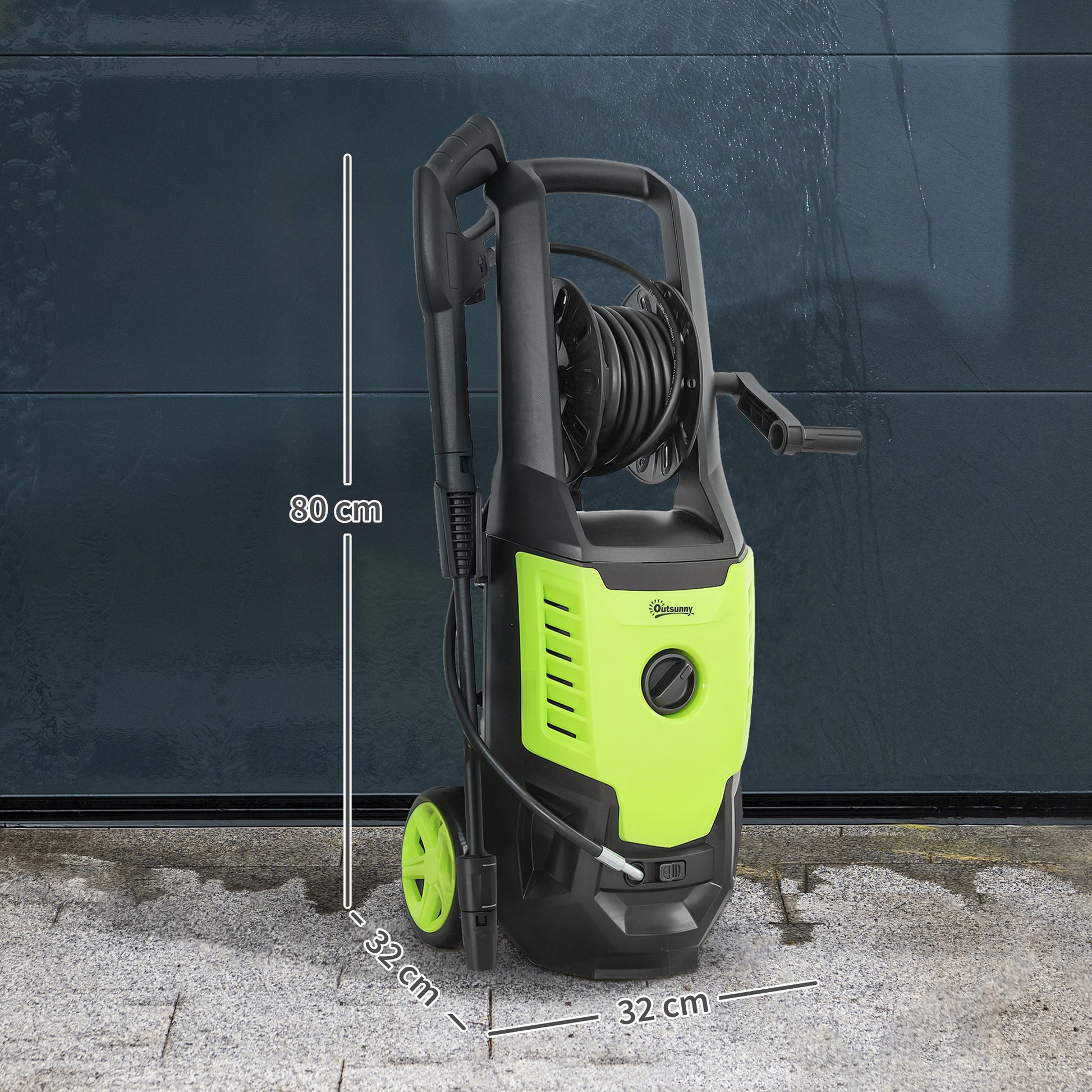 Outsunny Hidrolimpiadora De Alta Presión 2200w Caudal 420 L/h Presión 170 Bar_2