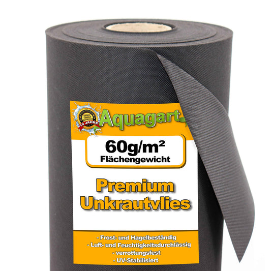 500m² Vellón De Jardín Mantillo De Vellón Para Malas Hierbas Vellón De 60 G 1,6 M De Ancho_0