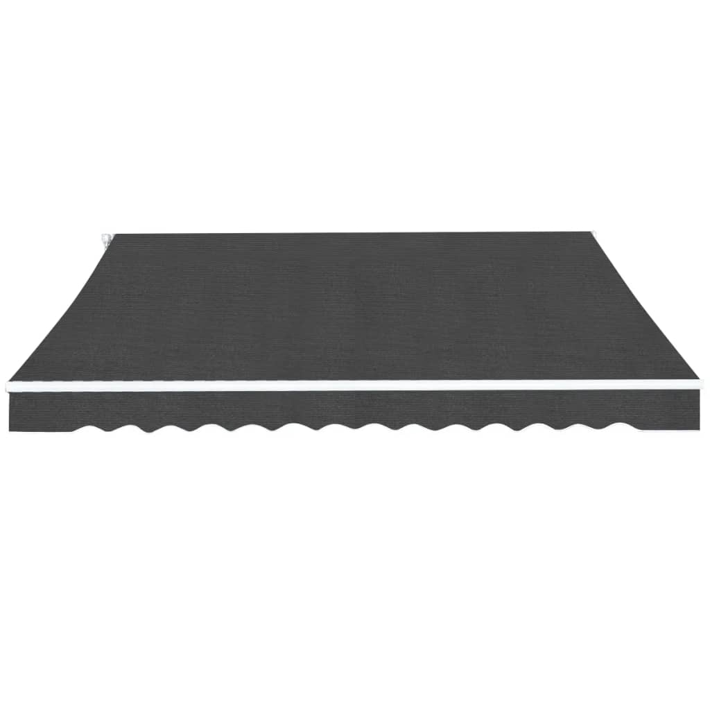Toldo Plegable De Operación Manual 400 Cm Antracita_0