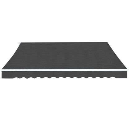 Toldo Plegable De Operación Manual 400 Cm Antracita_0