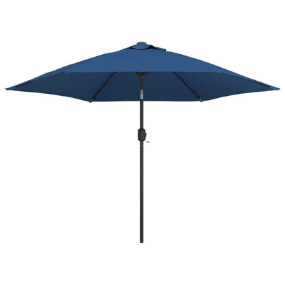 Vidaxl Sombrilla De Jardín Con Palo De Metal Azul Celeste 300 Cm_0