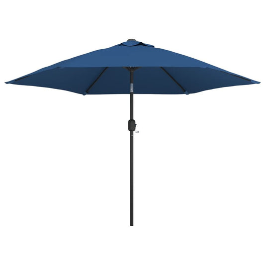 Vidaxl Sombrilla De Jardín Con Palo De Metal Azul Celeste 300 Cm_0