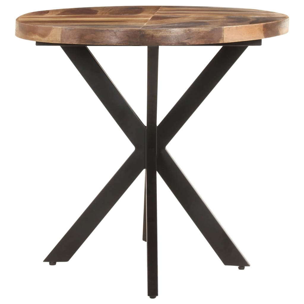 Mesa De Comedor Madera Maciza De Acacia 140x80x75 Cm_1