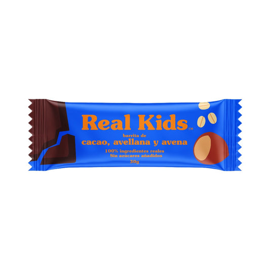 Barrita cacao y avellana Real Kids 30 g