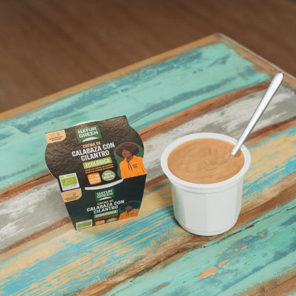 Crema de Calabaza con Cilantro Ecológica sin gluten Naturgreen, 310 g