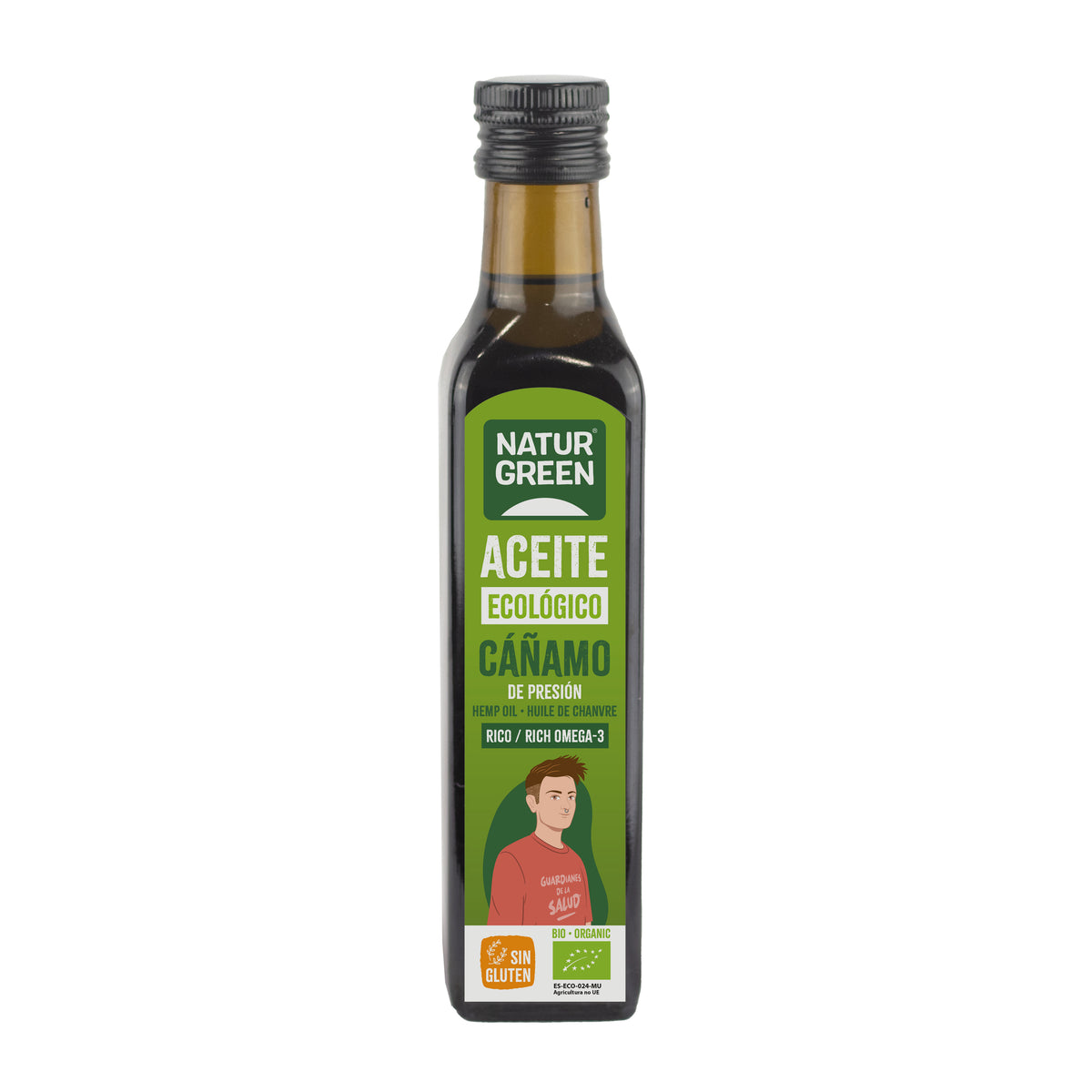 Aceite de Cañamo Bio, NaturGreen 250 ml