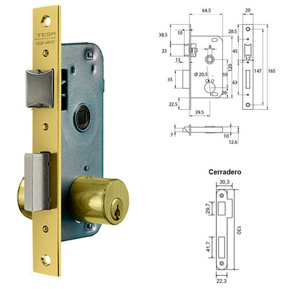 Cerradura Tesa 2000-40-hl_1