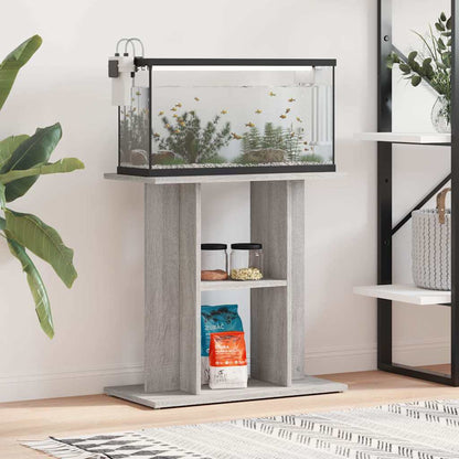 Vidaxl Soporte Para Acuario Sonoma Gris 60x30x60 Cm Madera Sintética_1