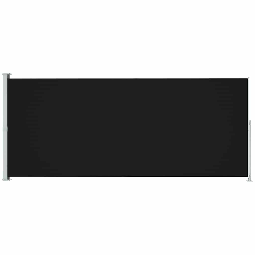 Vidaxl Toldo Lateral Retráctil Para Patio Negro 220x500 Cm_0