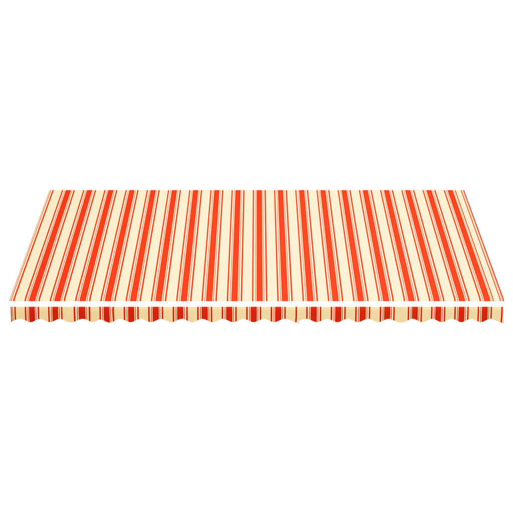Tela De Repuesto Para Toldo Amarillo Y Naranja 6x3,5 M Poliéster_2
