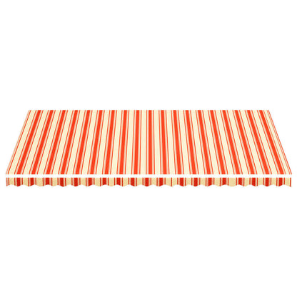 Tela De Repuesto Para Toldo Amarillo Y Naranja 6x3,5 M Poliéster_2