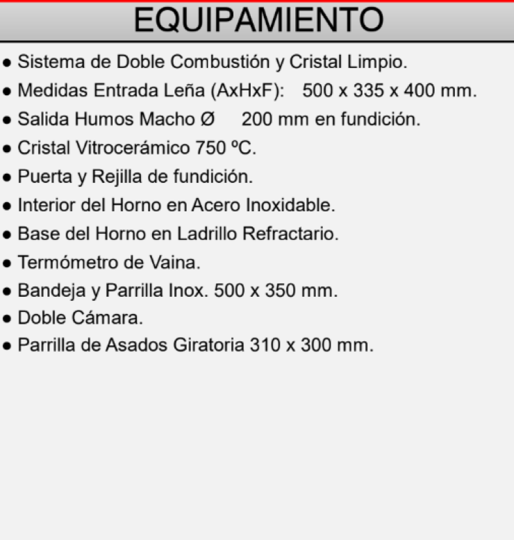 BRICOSOL Horno Leña Rincón FM - Interior Vermiculita - Modelo HL-100 R_1