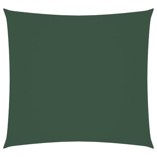 Vidaxl Toldo De Vela Cuadrado Tela Oxford Verde Oscuro 5x5 M_0