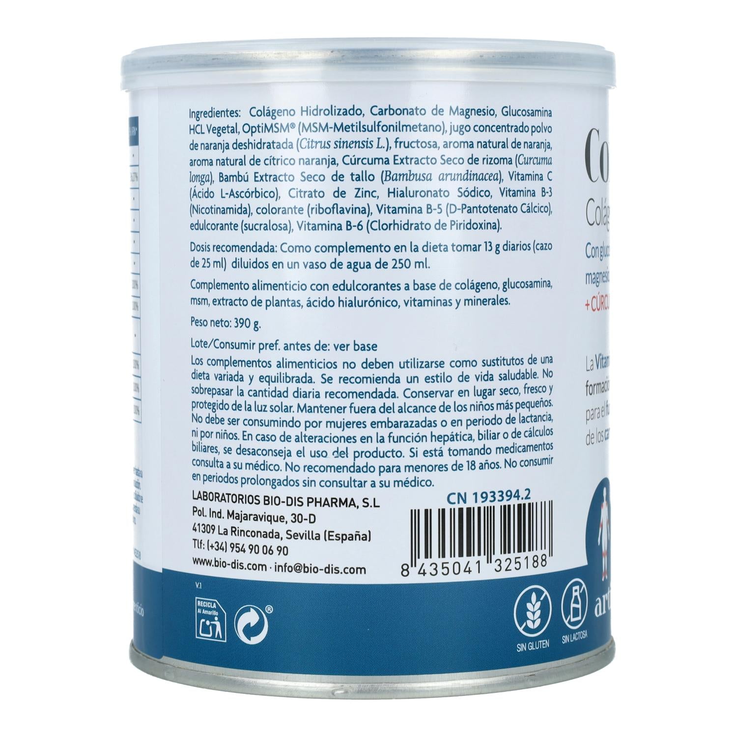 Confortflex colágeno hidroli+MG +Vit C + Cúrcuma