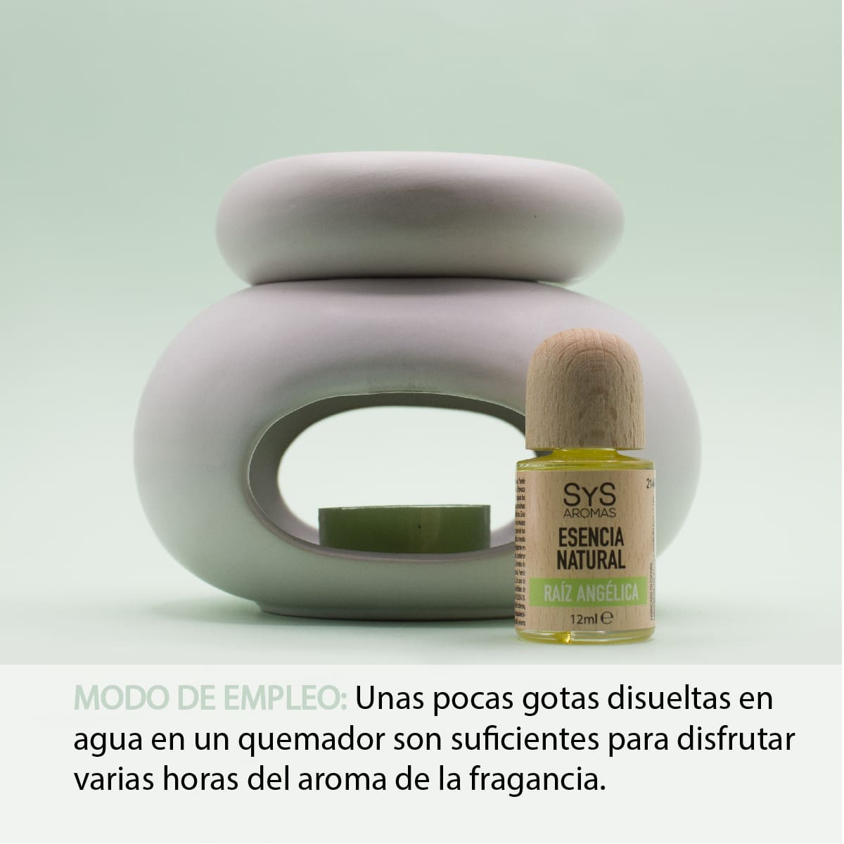 Esencia Natural Raíz Angélica SYS Aromas 12 ml | Aroma Herbal y Balsámico | Para Quemadores y Humidificadores_1