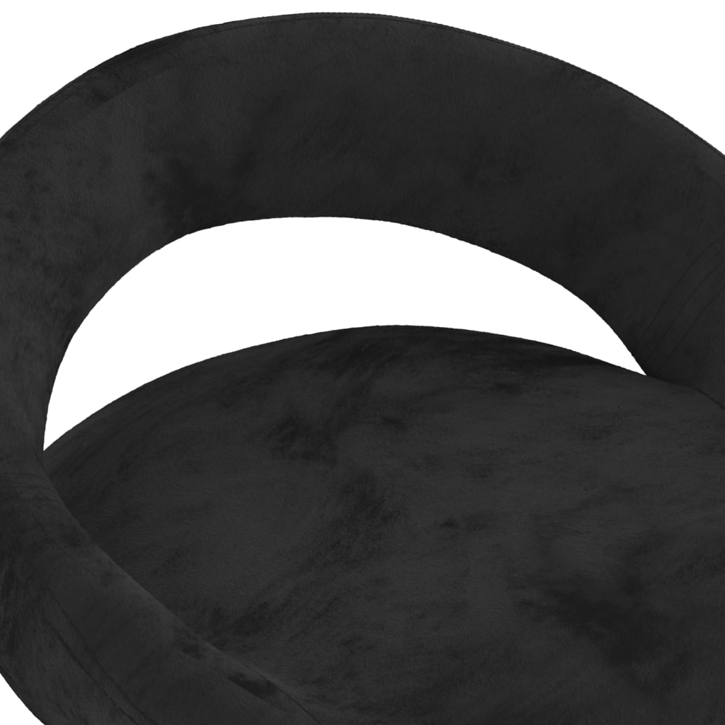 Taburetes De Cocina 2 Unidades Terciopelo Negro_5