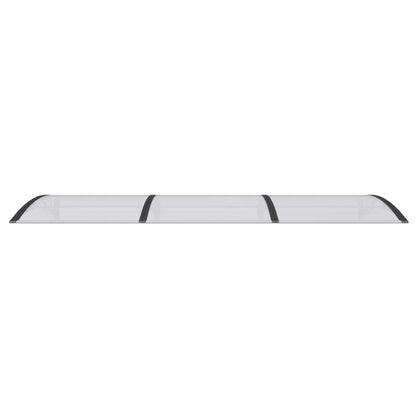 Marquesina De Puerta Policarbonato Negro 300x100 Cm_3