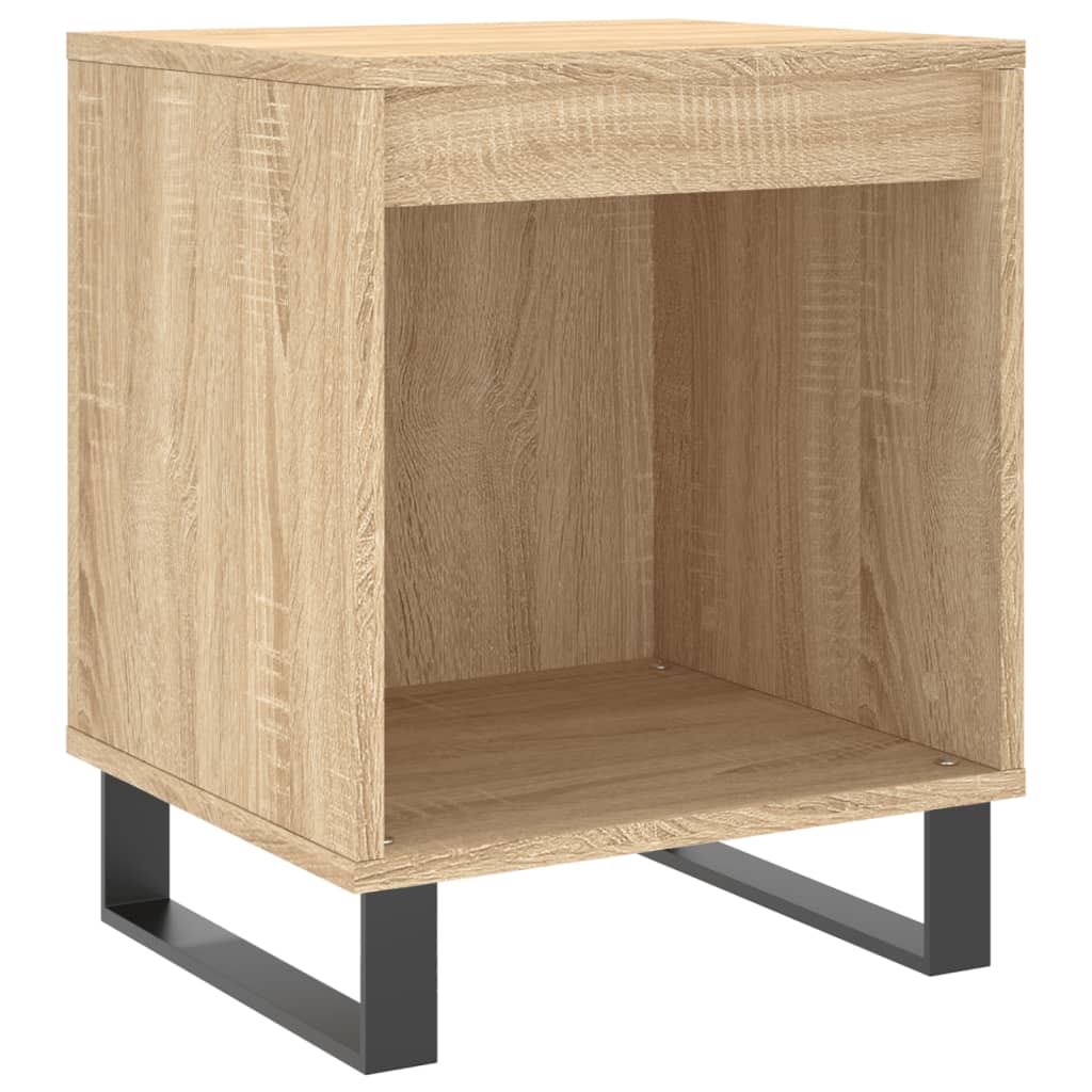 Mesitas Noche 2 Uds Madera Ingeniería Roble Sonoma 40x35x50 Cm_2