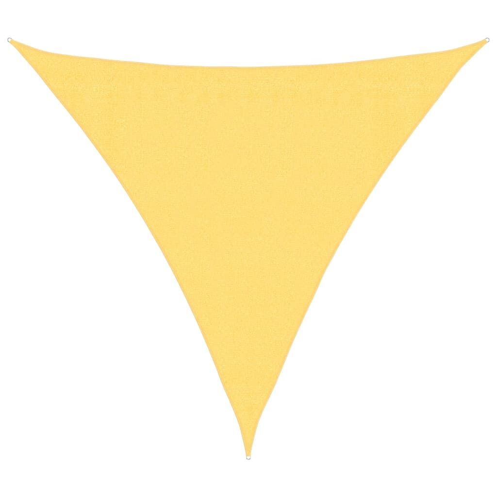Vidaxl Toldo De Vela Beige Hdpe 160 G/m² 3x3x3 M_0