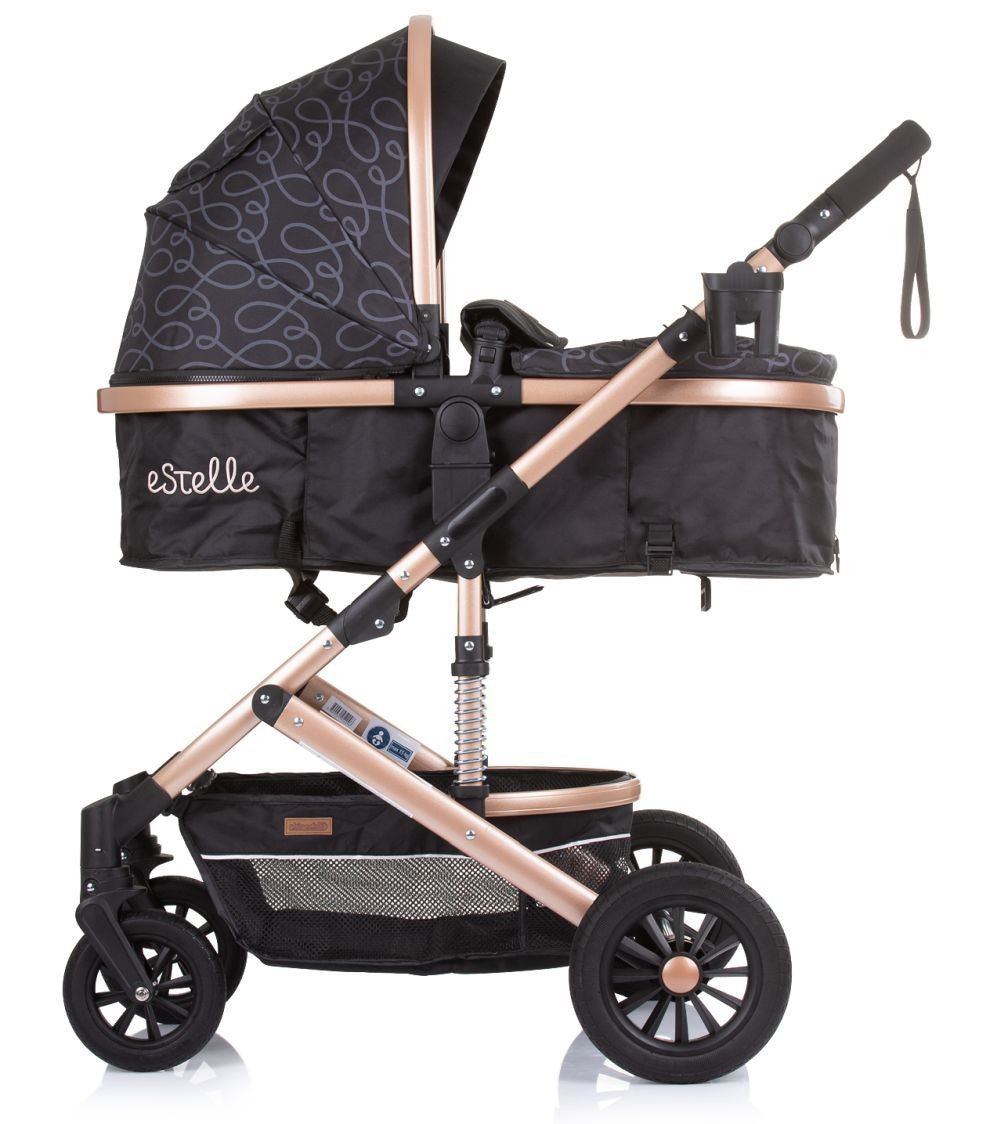 Carrito De Bebé Estelle Trío Convertible Ebony_1