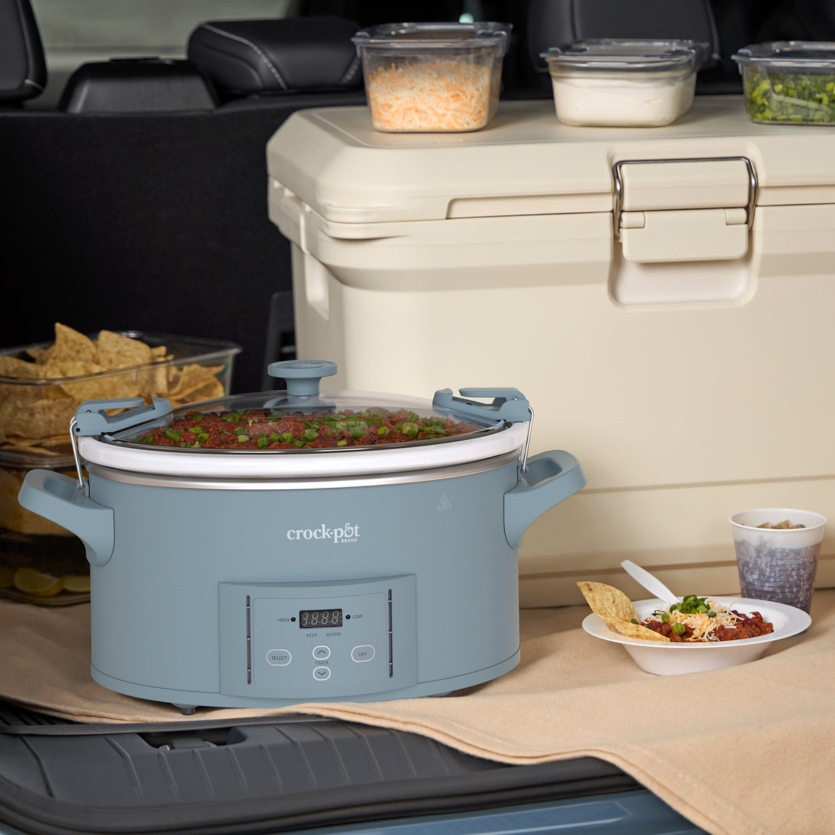 CSC123X CROCK-POT Digital 6,6L Cook & Carry 9+personas