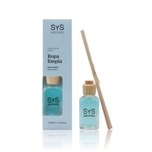 Ambientador Mikado SYS Aromas 45 ml | Ropa Limpia Origins | Aroma Fresco y Limpio | Relajante_0