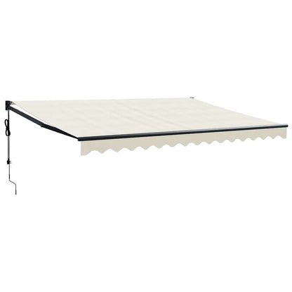 Toldo Retráctil Automático Color Crema 4x3 M_0