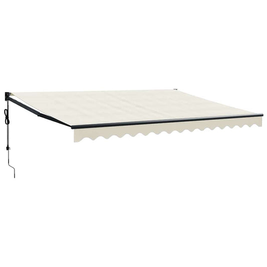 Toldo Retráctil Automático Color Crema 4x3 M_0