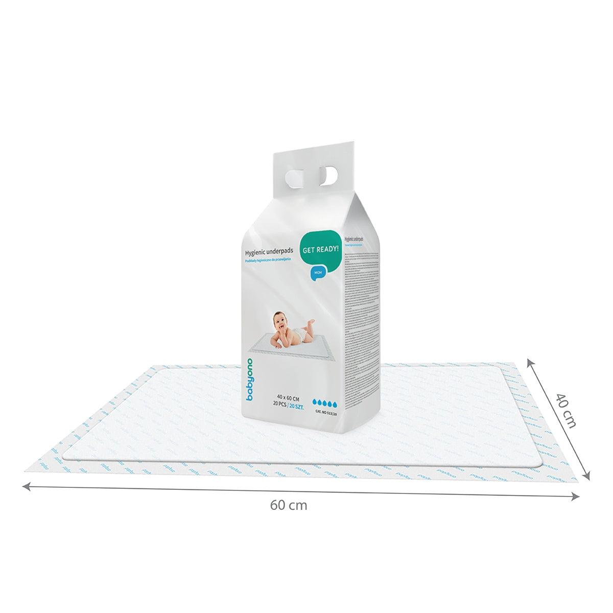 Cambiador Desechable 40 X 60 Cm Pack 20 Unid._0
