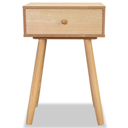 Mesitas De Noche 2 Uds Madera Maciza De Pino Marrón 40x30x61cm_3