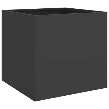 Jardinera Acero Negro 49x47x46 Cm_0