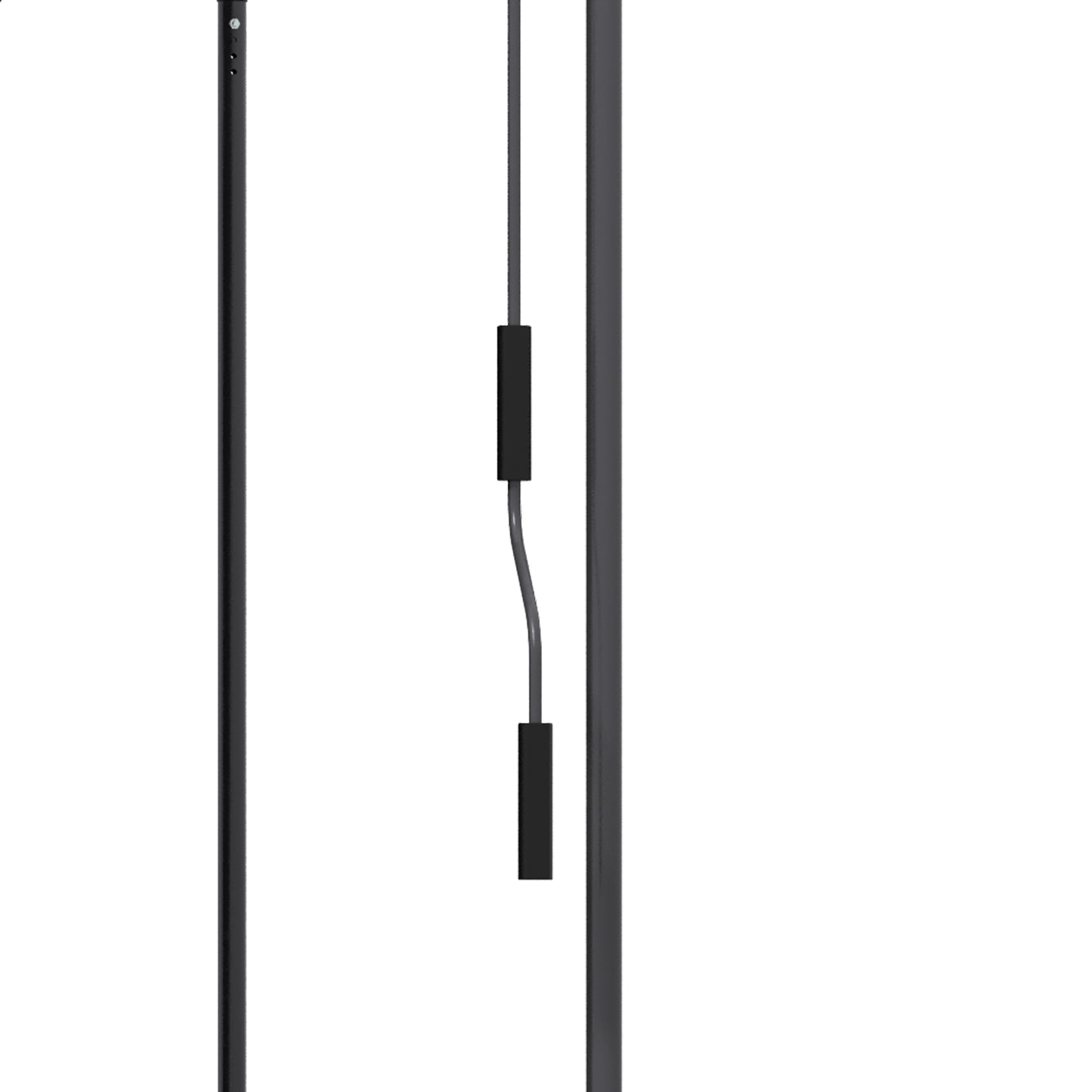 Outsunny Toldo Manual Retráctil Con Manivela 200x120x210-300 Cm Gris Oscuro_3