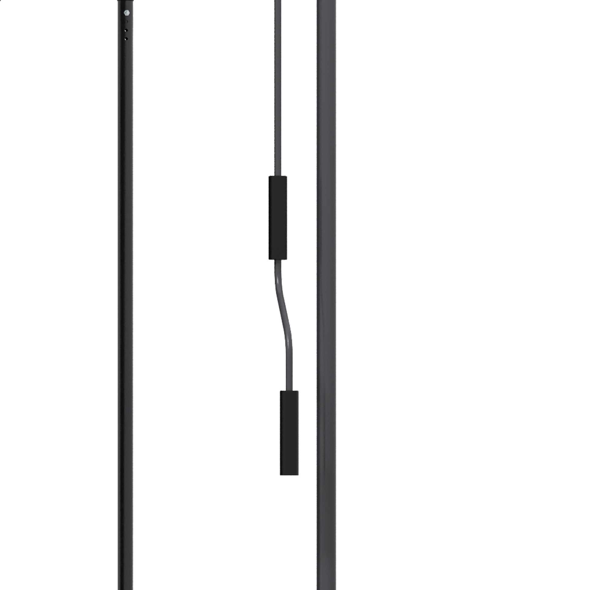 Outsunny Toldo Manual Retráctil Con Manivela 200x120x210-300 Cm Gris Oscuro_3
