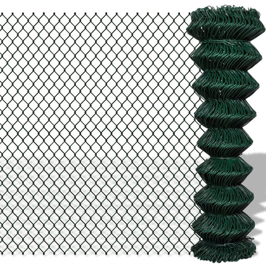 Valla De Tela Metálica Acero Verde 1,5x25 M / Vetonek_0