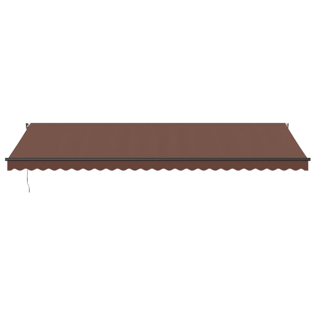Toldo Retráctil Manual Marrón 600x350 Cm_2