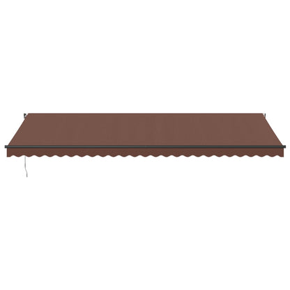 Toldo Retráctil Manual Marrón 600x350 Cm_2