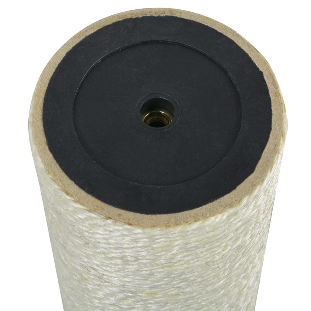 Vidaxl Poste Rascador Para Gatos 8x30 Cm 8 Mm Beige_1
