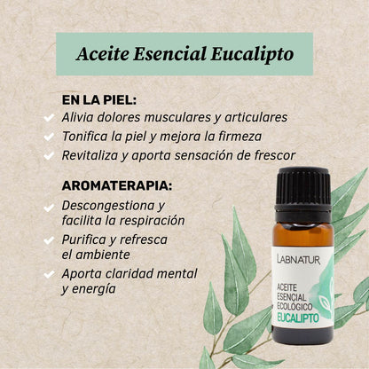 Aceite Esencial de Eucalipto 100% Puro Labnatur 10 ml | Frescor Balsámico | Masajes, Baño y Difusor_1