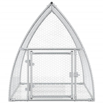 Conejera Acero Galvanizado Plateado 105x100x120 Cm_4