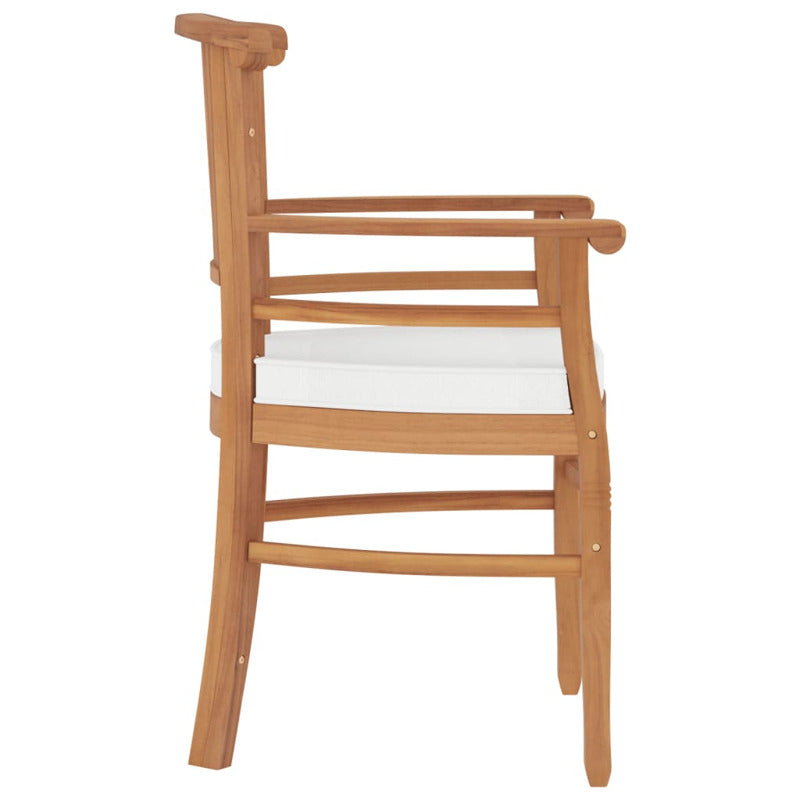 Vidaxl Juego De Comedor De Jardín 7 Piezas Madera Maciza De Teca_5