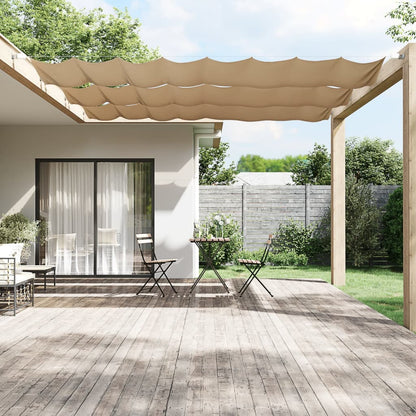 Vidaxl Toldo Vertical Tela Oxford Gris Taupé 60x420 Cm_1