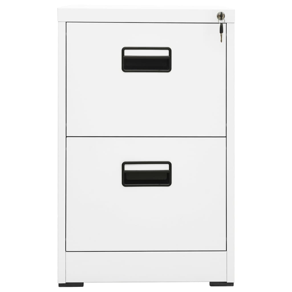 Armario Archivador De Acero Blanco 46x62x72,5 Cm_1